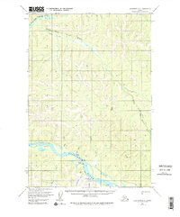 Topo map Sleetmute D-4 Alaska