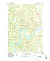 Download a high-resolution, GPS-compatible USGS topo map for Sleetmute D-6, AK (1987 edition)