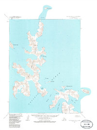 Topo map Stepovak Bay A-5 Alaska