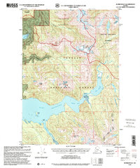 preview thumbnail of historical topo map of Hoonah-Angoon County, AK in 1996