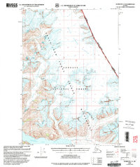 preview thumbnail of historical topo map of Hoonah-Angoon County, AK in 2000