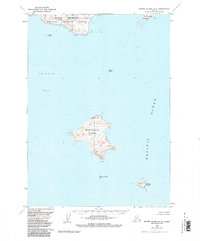 Topo map Sutwik Island B-6 Alaska