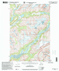 Topo map Taku River A-5 Alaska