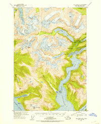 Topo map Taku River A-6 Alaska