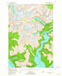 Topo map Taku River A-6 Alaska