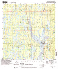 Topo map Talkeetna B-1 Alaska