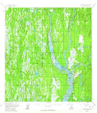 Download a high-resolution, GPS-compatible USGS topo map for Talkeetna B-1, AK (1964 edition)