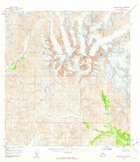 Topo map Talkeetna B-6 Alaska