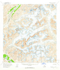 Topo map Talkeetna C-5 Alaska