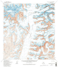 Topo map Talkeetna D-3 Alaska