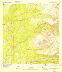 Topo map Talkeetna Mountains A-6 Alaska