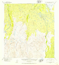 Topo map Talkeetna Mountains B-1 Alaska