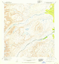 Topo map Talkeetna Mountains B-2 Alaska