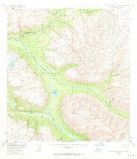 Topo map Talkeetna Mountains B-5 Alaska