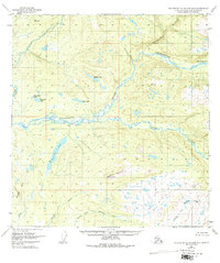 Topo map Talkeetna Mountains B-6 Alaska