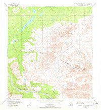 Topo map Talkeetna Mountains C-4 Alaska
