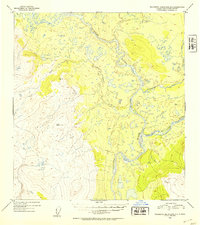 Topo map Talkeetna Mountains D-1 Alaska