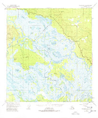 Topo map Tanacross A-3 Alaska