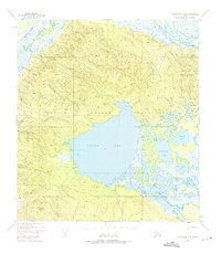 Topo map Tanacross A-4 Alaska