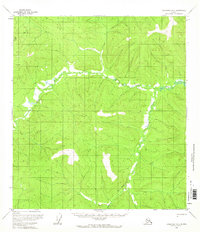 Topo map Tanacross B-2 Alaska