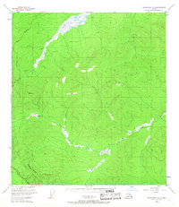 Topo map Tanacross B-3 Alaska