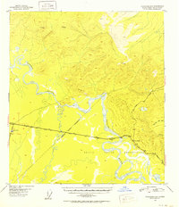 Topo map Tanacross B-4 Alaska