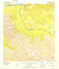 Topo map Tanacross B-6 Alaska