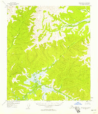 Topo map Tanacross D-6 Alaska