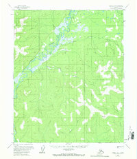 Topo map Tanana B-5 Alaska