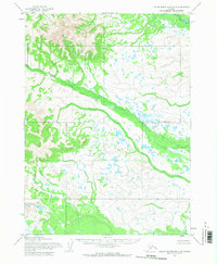 Topo map Taylor Mountains A-5 Alaska