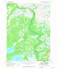 Topo map Taylor Mountains A-7 Alaska