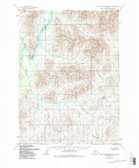 Topo map Taylor Mountains B-2 Alaska