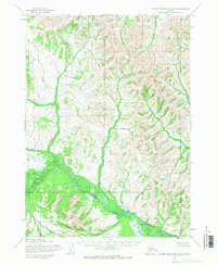 Download a high-resolution, GPS-compatible USGS topo map for Taylor Mountains B-5, AK (1968 edition)
