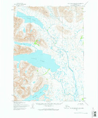 Topo map Taylor Mountains B-8 Alaska