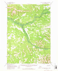 Topo map Taylor Mountains D-1 Alaska