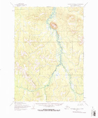 Topo map Taylor Mountains D-3 Alaska
