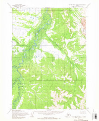 Topo map Taylor Mountains D-5 Alaska