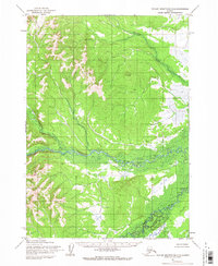 Topo map Taylor Mountains D-6 Alaska