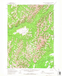 Topo map Taylor Mountains D-8 Alaska