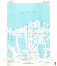 Topo map Teshekpuk D-1 Alaska