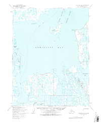 Topo map Teshekpuk D-5 Alaska