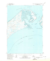 Topo map Trinity Islands B-2 and C-2 Alaska