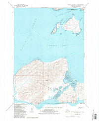 Download a high-resolution, GPS-compatible USGS topo map for Trinity Islands C-1, AK (1986 edition)