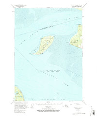 Topo map Tyonek A-1 Alaska