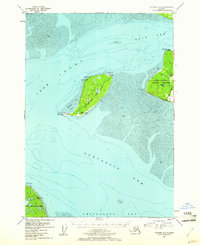 Download a high-resolution, GPS-compatible USGS topo map for Tyonek A-1, AK (1961 edition)