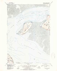 Download a high-resolution, GPS-compatible USGS topo map for Tyonek A-1, AK (1954 edition)