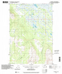 preview thumbnail of historical topo map of Matanuska-Susitna County, AK in 1993