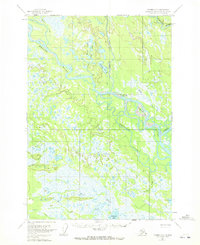 Topo map Tyonek D-3 Alaska
