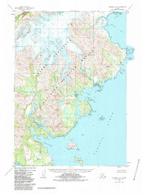 Download a high-resolution, GPS-compatible USGS topo map for Ugashik A-2, AK (1985 edition)
