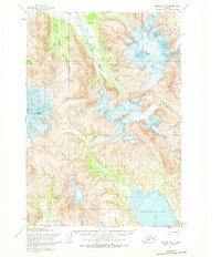 Topo map Ugashik A-3 Alaska